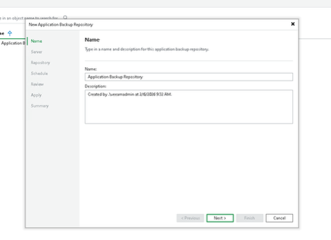 The Veeam Application Backup Repository - 13.1 2 image 1