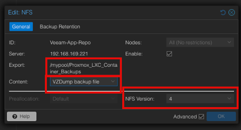 Veeam Application Backup Repository - Proxmox LXC 4 image 18