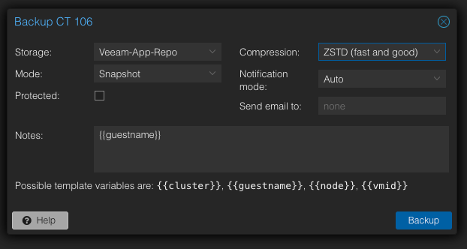 Veeam Application Backup Repository - Proxmox LXC 6 image 20
