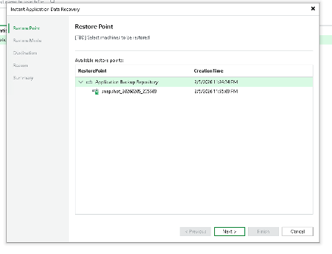The Veeam Application Backup Repository - 13.1 8 image 7