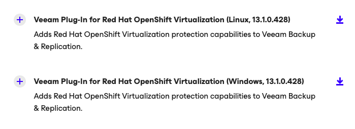Veeam Backup & Replication for OpenShift Virtualization 2 image 1