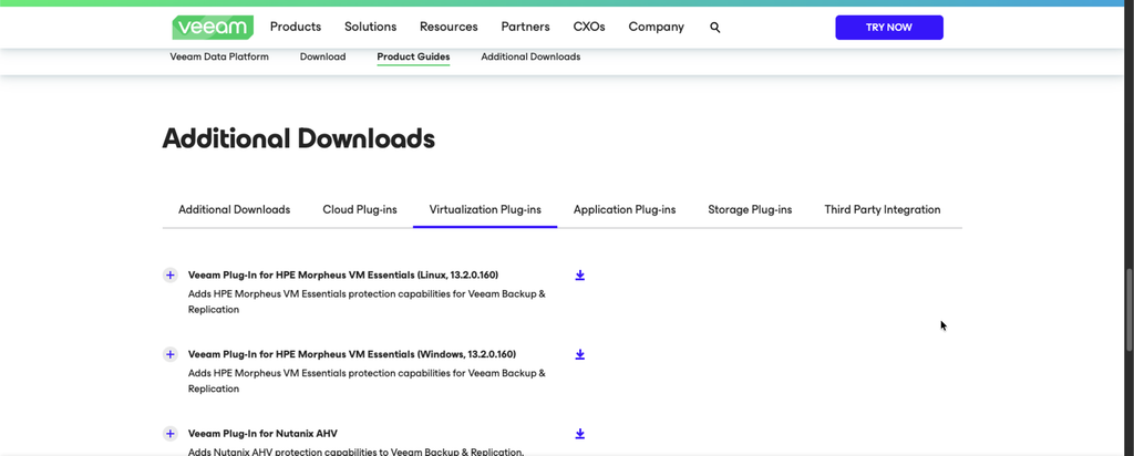 Veeam Backup & Replication for OpenShift Virtualization 1 image