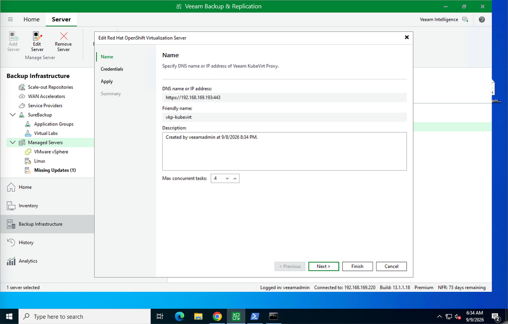Veeam Backup & Replication for OpenShift Virtualization 12 image 11